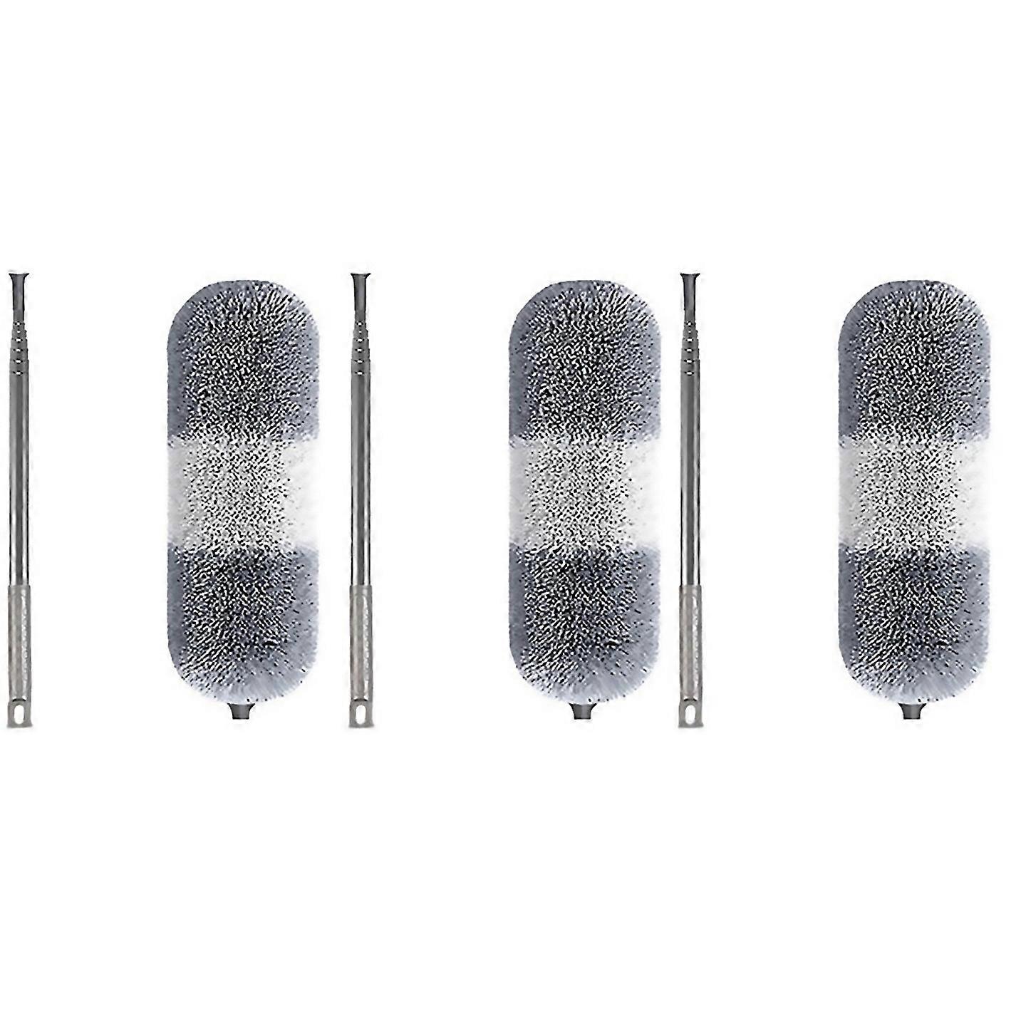 For Microfiber Duster Retractable Crevice Dusting Tool Graywhite