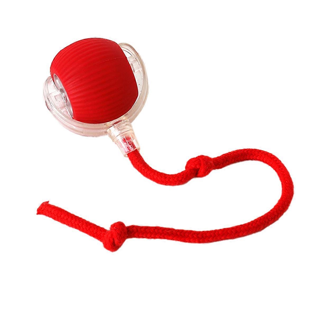 Interactive Cat Toys Rolling Ball red