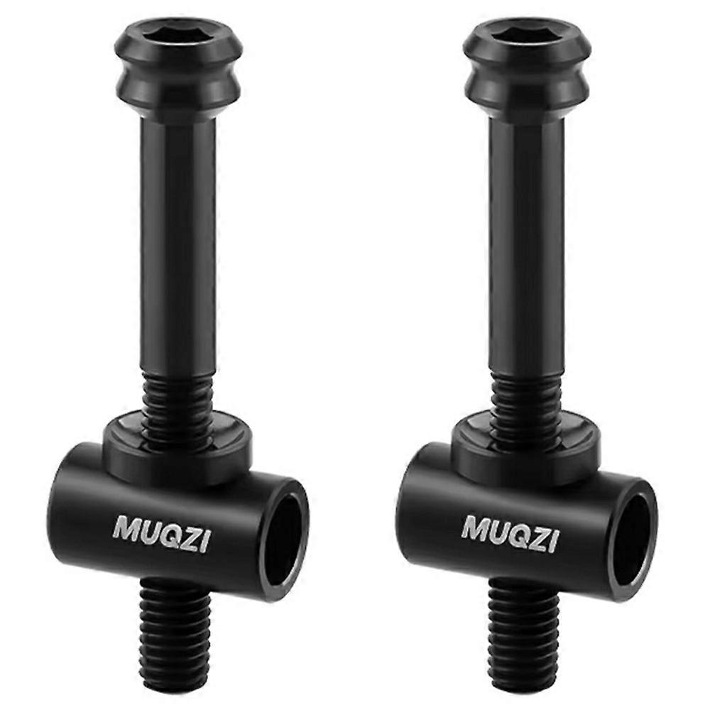 MUQZI Bike Seatpost Clamp Titanium Alloy Bolts M5x40MM 1Pair Saddle Clamp Fixing Screws for Bicycle Seat Post
