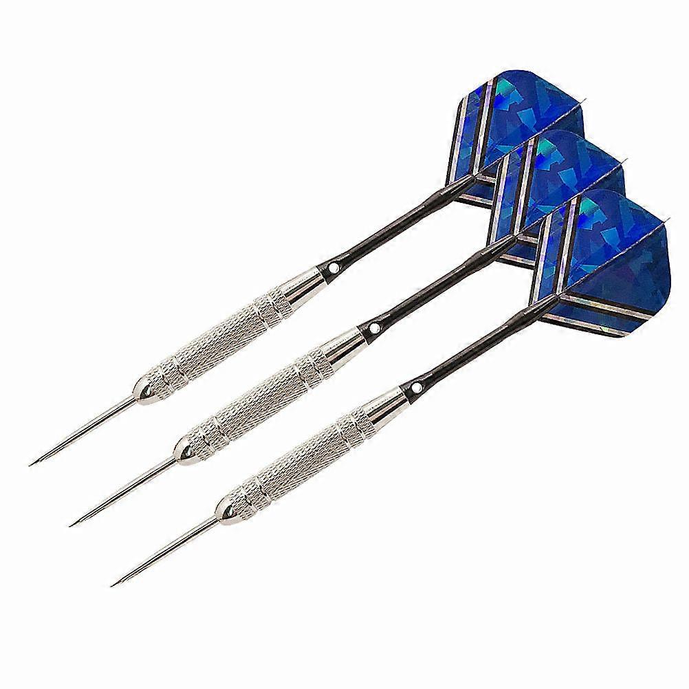 Steel Tip Darts Durable Toy for Playing 12Pcs One Set Portable Black