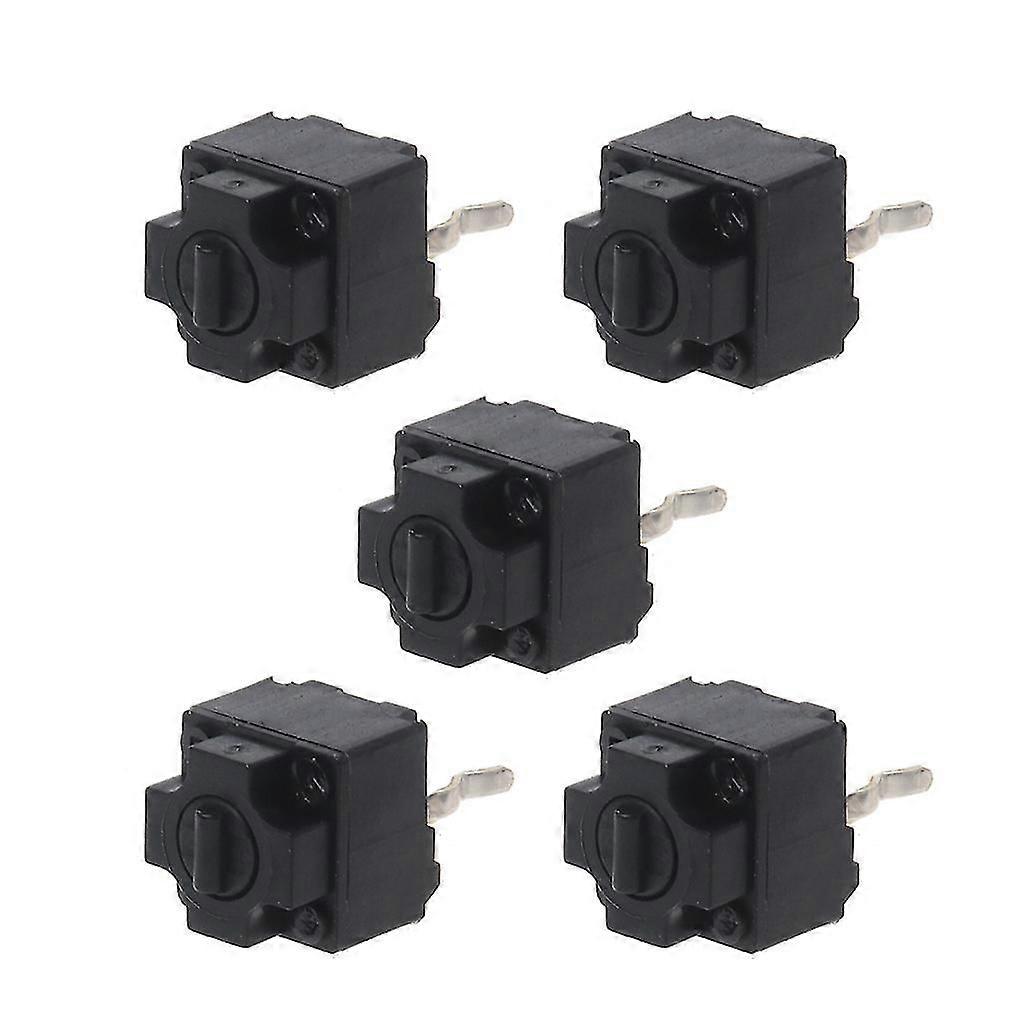 5Pcs Square Mouse Micro Switch EVQP0E07K Black Spots Mouse Button Fretting