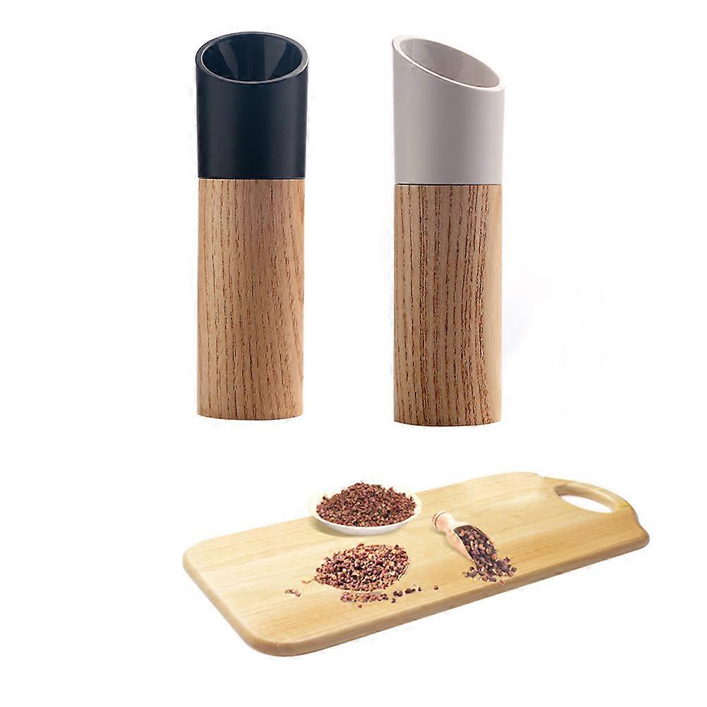 Manual Pepper Grinder Set Hand Crank Ceramic Mechanism For Salt Pepper Beans Easy Clean 1Set