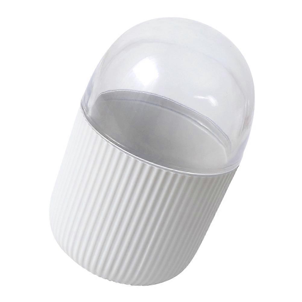 Modern Cotton Bud Canister Holder With Lid For Home Square Shape Dustproof Storage 3Pcs