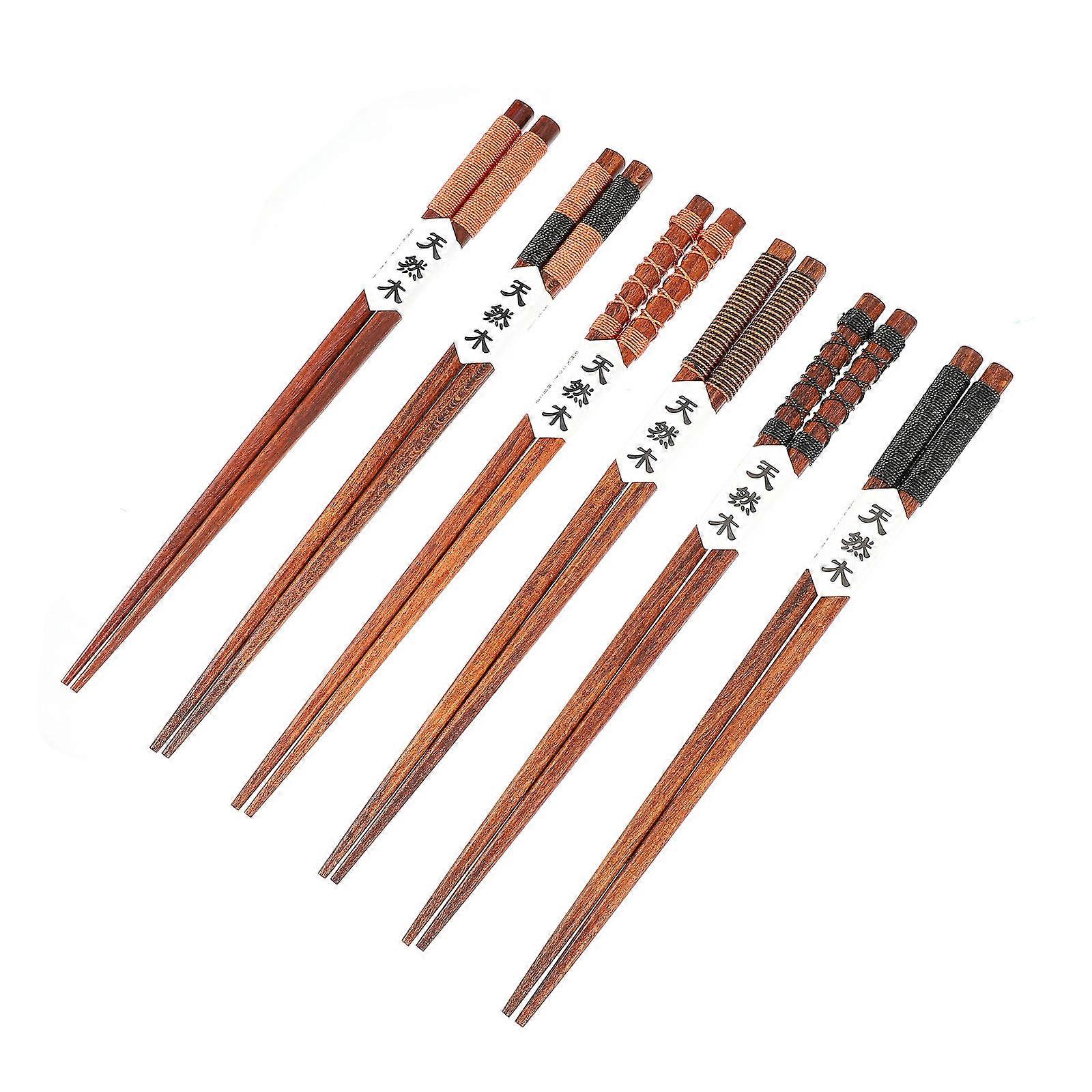 Chopsticks Hot Pot Wood Kitchen Cooking Tool Assorted Color 9.3×0.4×0.4in Reusable 1Set