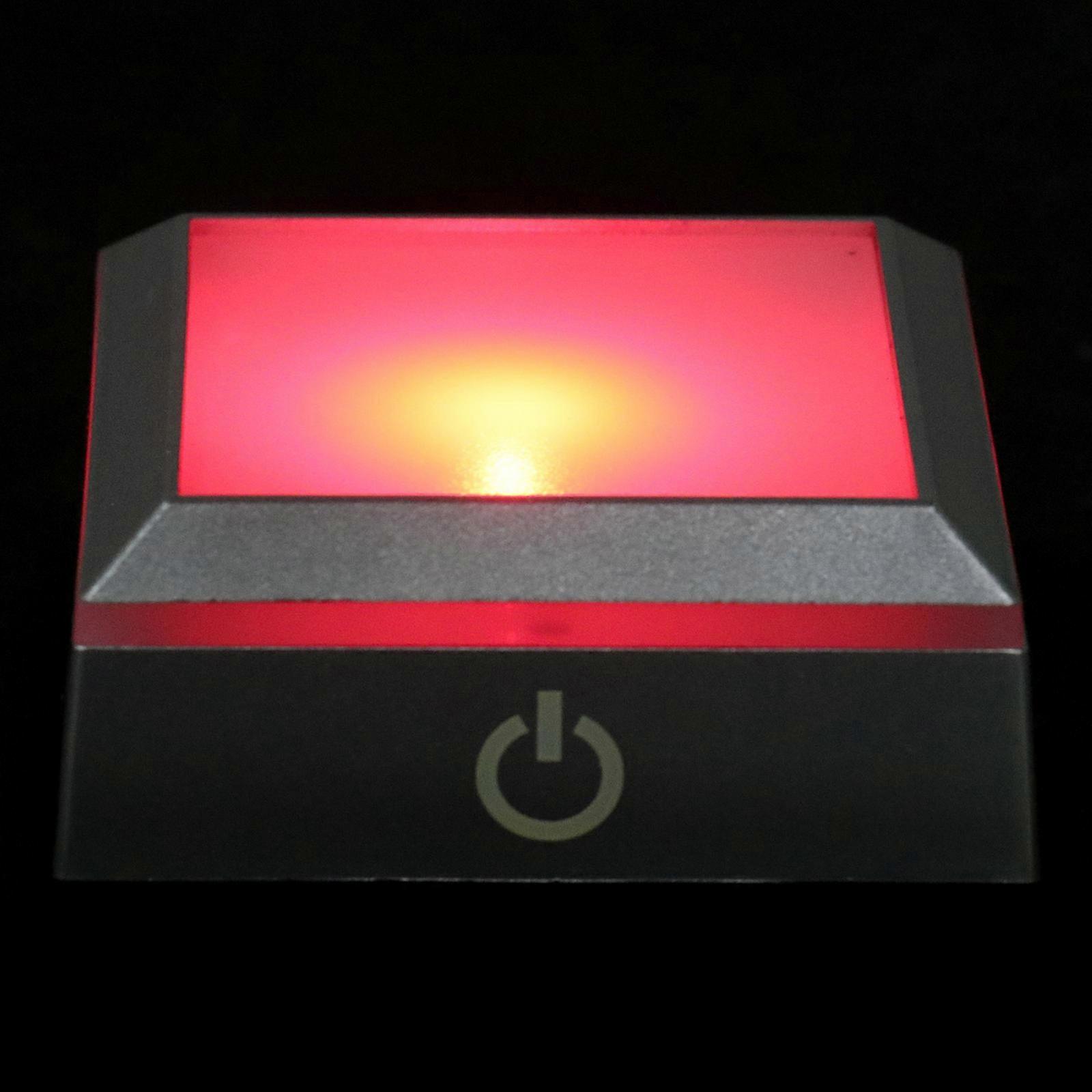 Silver LED Light Holder Base with Touch for Lighting Use 4Pcs