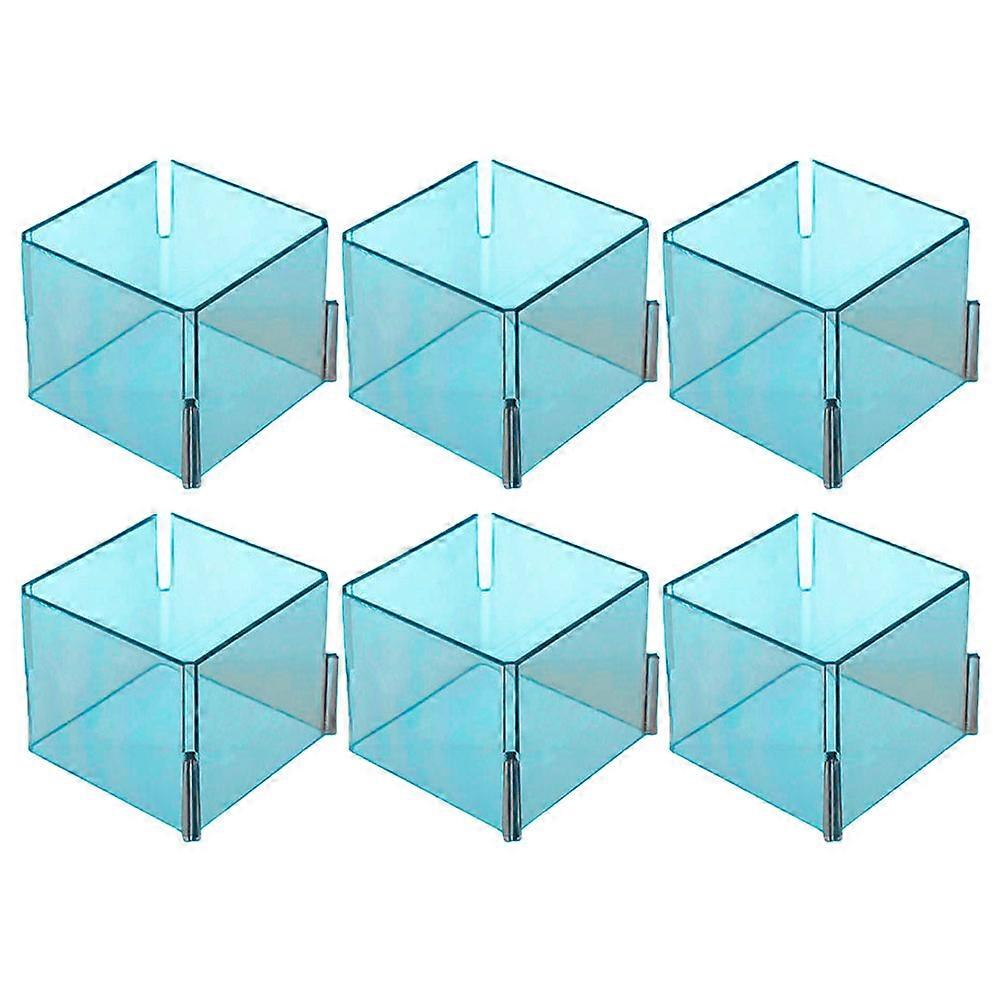 Home Drawer Organizers for Sock Storage 12Pcs Blue Material Boxes