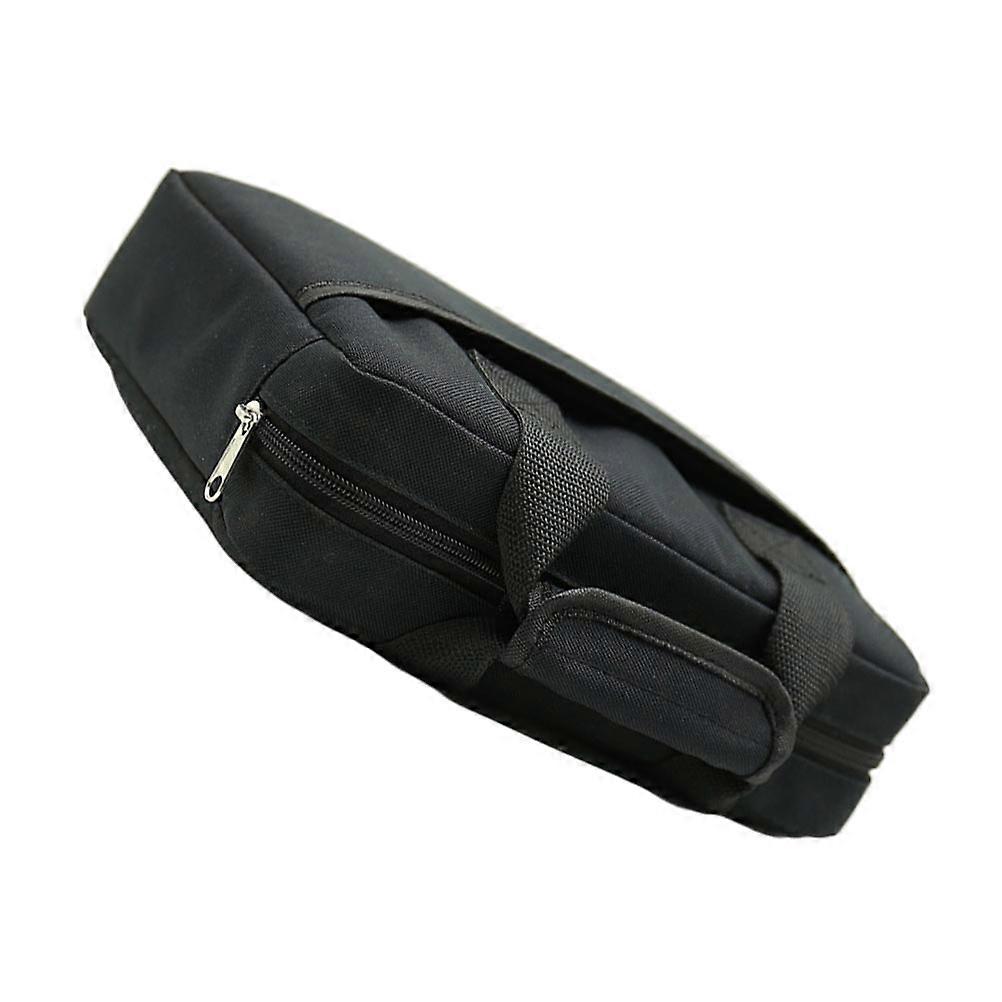 2Pcs Hard Shell Storage Case Waterproof Organizer For Guitar Effectors Black Oxford Material Rectangular Shape Durable Function