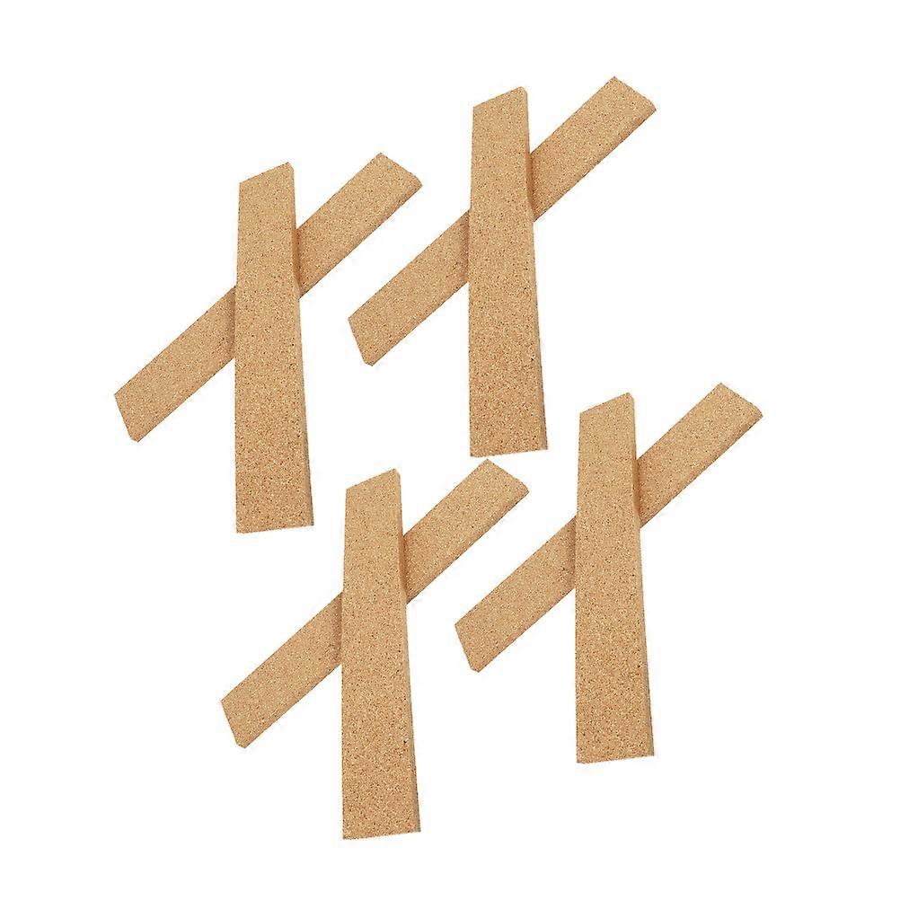 Cork Bulletin Strip 16 Pcs Designed For Home Users Office Workers Ideal For Photo Wall Message Board With Multi-Purpose Functionality