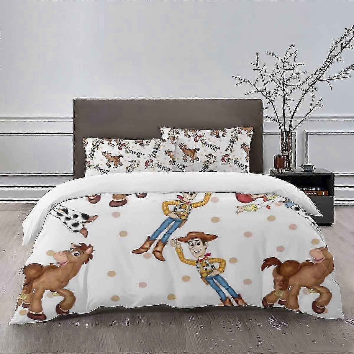 2025 Bedding set XU355 Toy Story Bedding Sets Bed Cartoon Duvet Cover Lightweight 3 Piece Bet Set (1 Duvet Cover and 2 Pillowcases) PW355