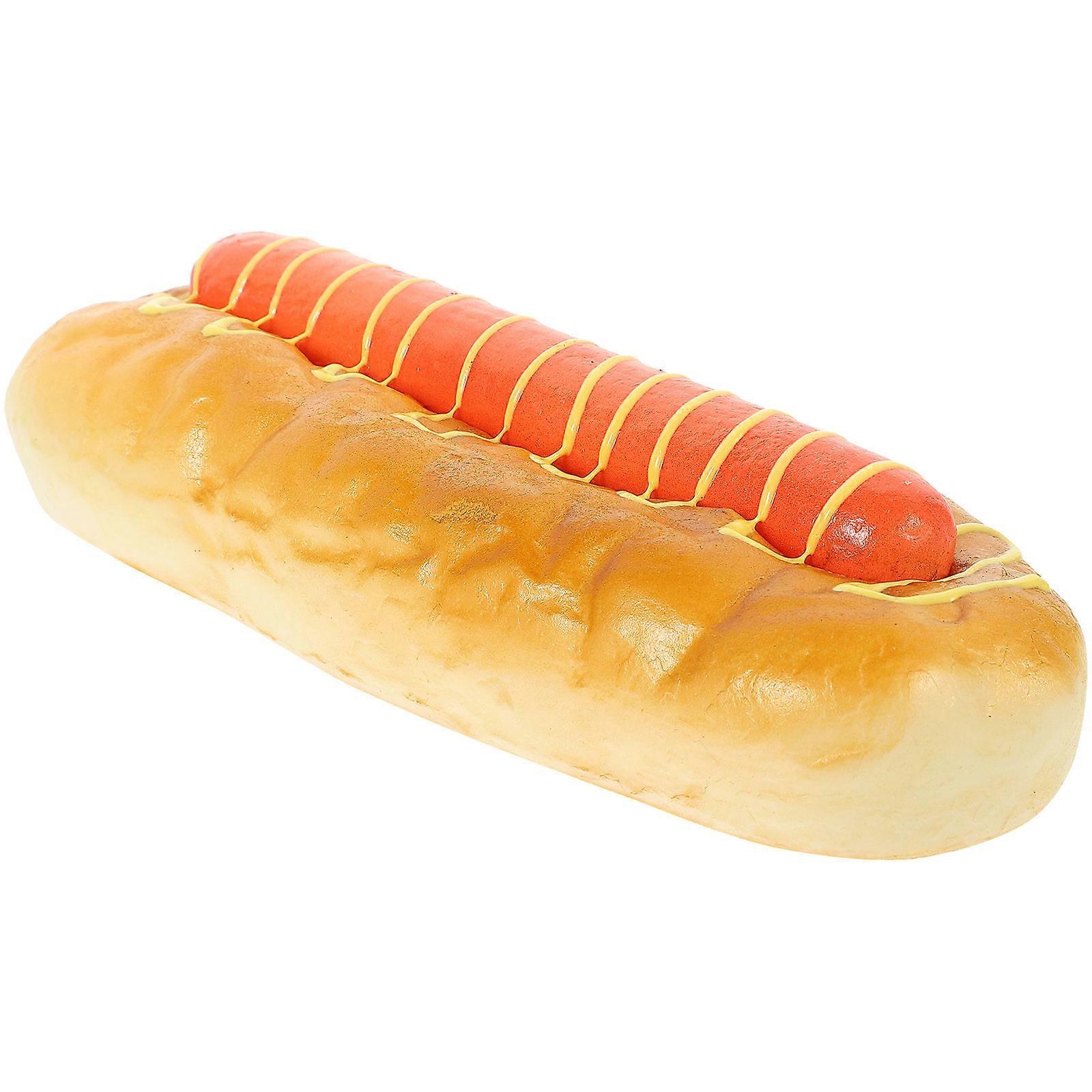 Burger Model Simulated Hamburger Props for Home Kitchen Decoration Multi Pu Material for 1Pack