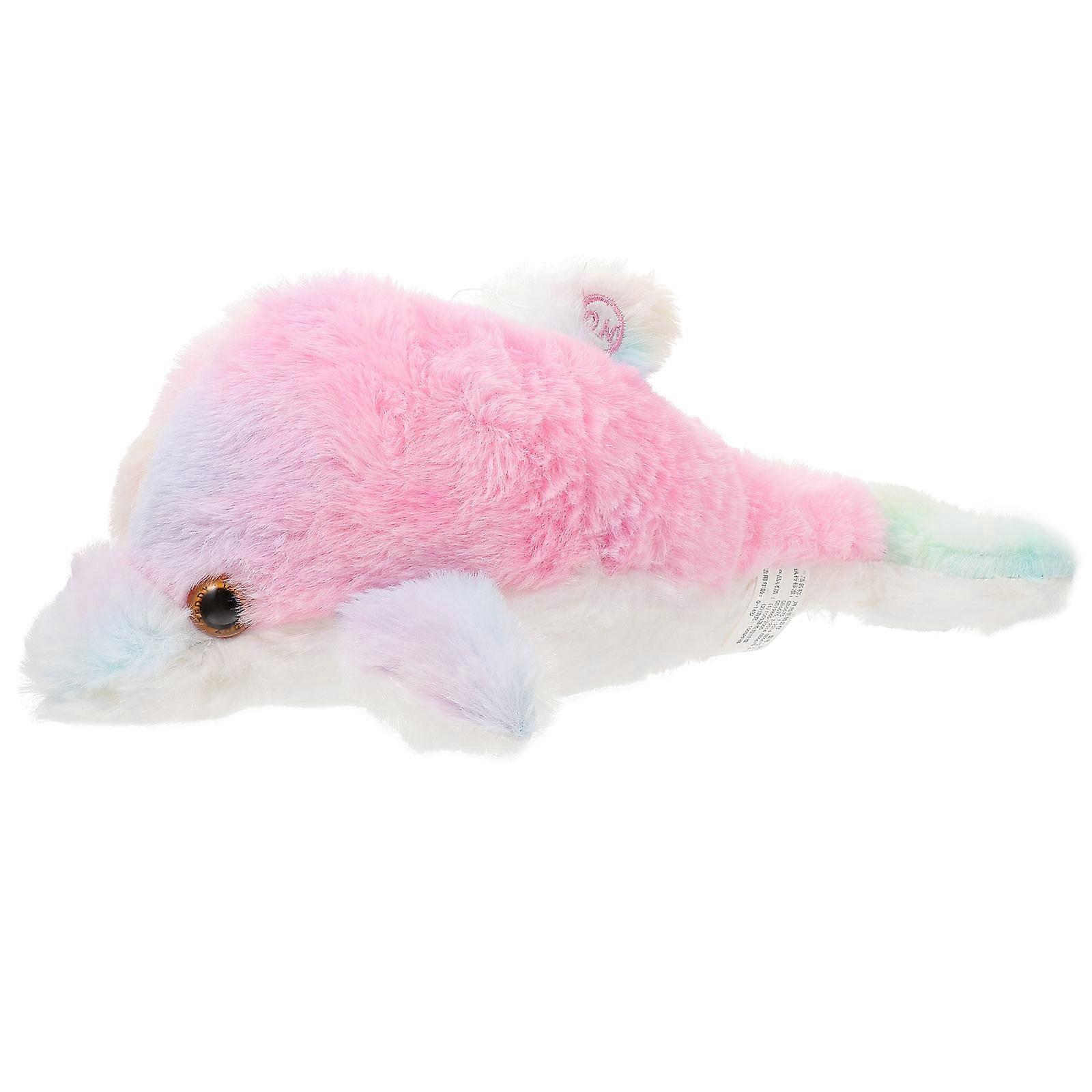 Multi-Function Glowing Dolphin Doll for Decor 1Pcs Plush Cotton Toy