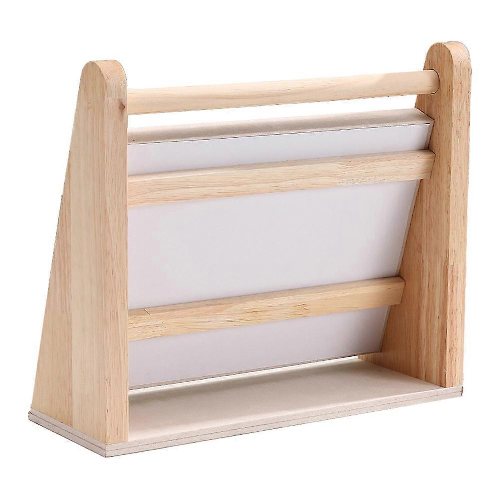 Reliable Jewelry Stand Solid Wood Ring Holder for Storage Use 2Pcs