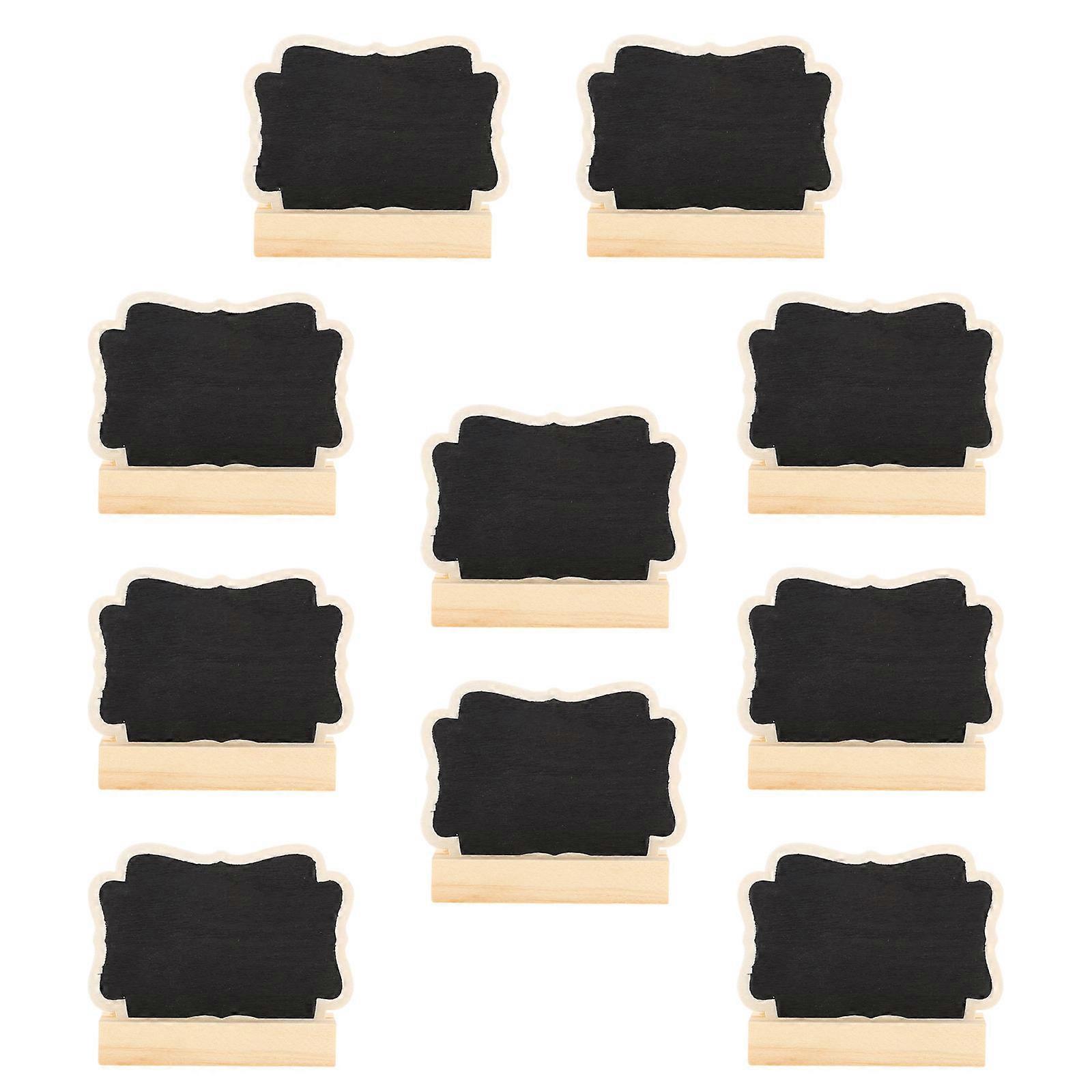 Chalkboard Table Sign For Indoor Use And Party With Rectangular Shape 10 Sets In Assorted Color