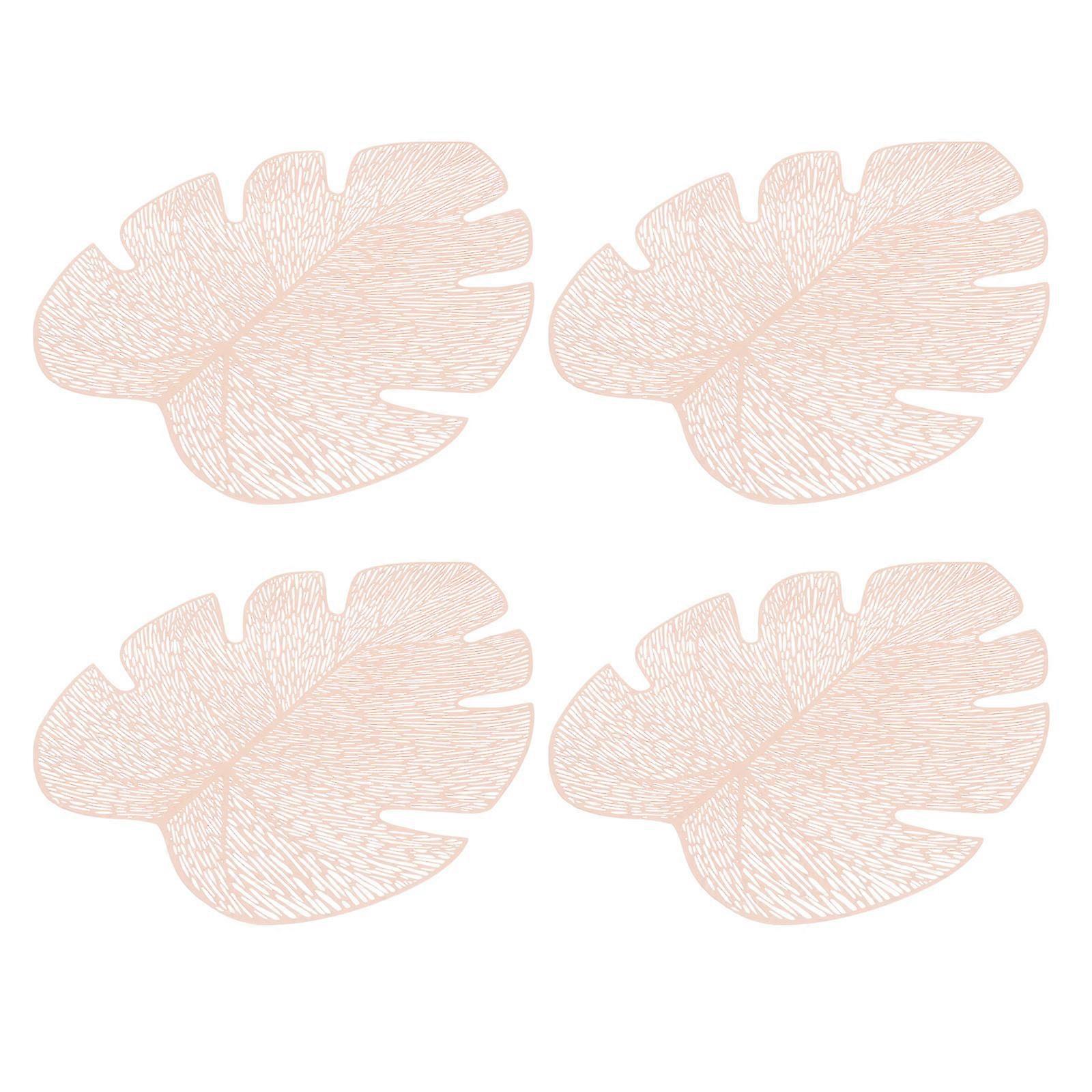 Table Mat Place Mats Dining Table Insulation Pad Elegant Design American For Kitchen Use 17.68x13.76 In EVA 4Pcs