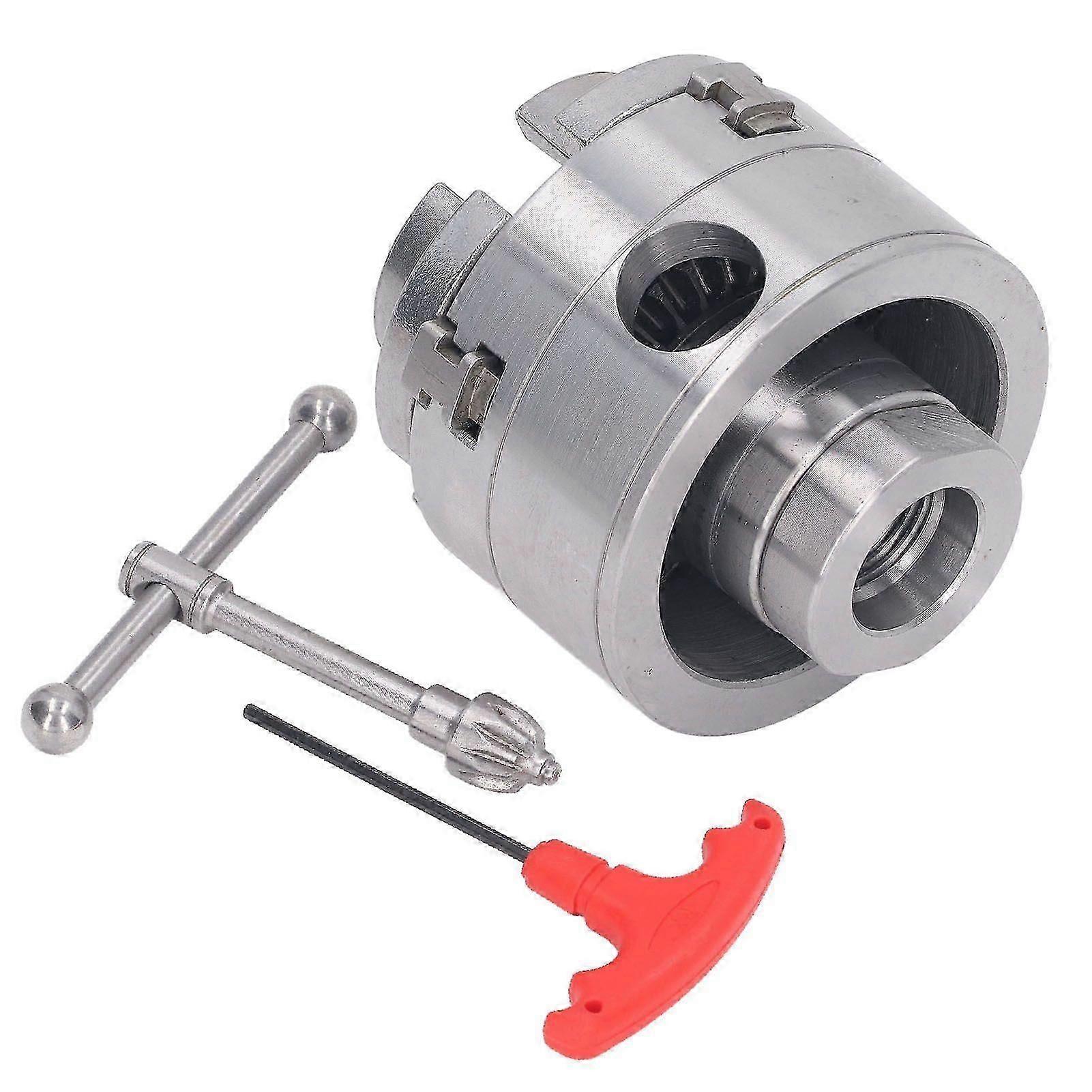 2025 Neuestes Modell 2,75 Zoll Drehfutter 4 Backen 1INx8TPI Gewinde aus legiertem Stahl