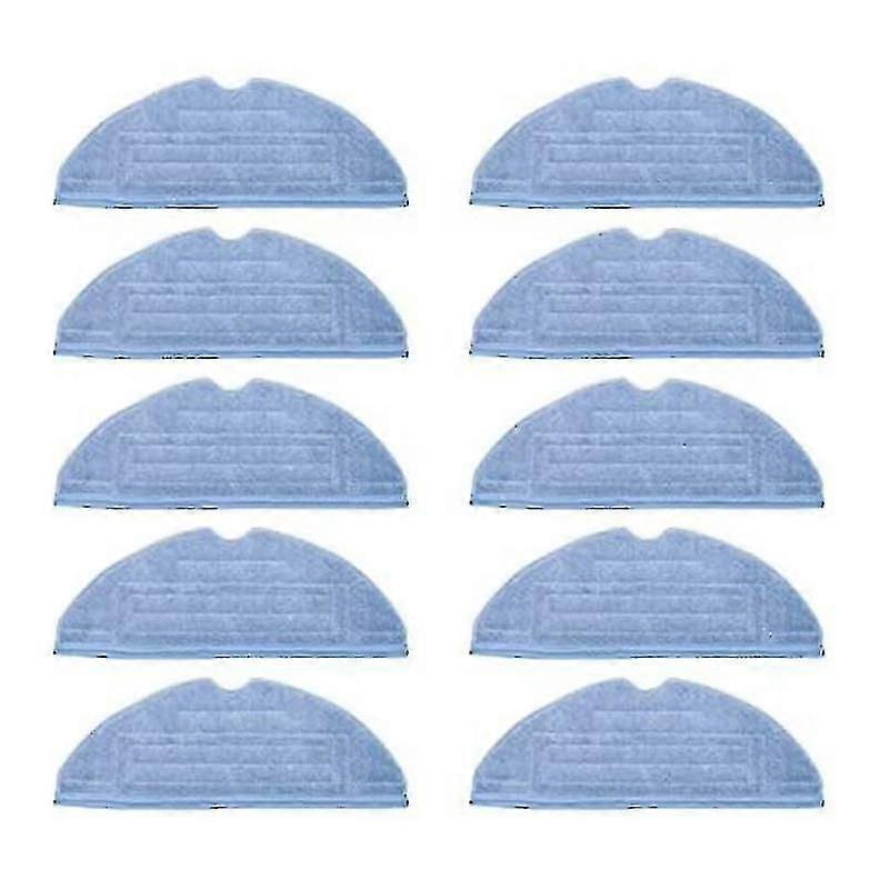 10 Stück Mopp Pads für Xiaomi Roborock S7 T7s T7 Plus Mikrofaser Pad