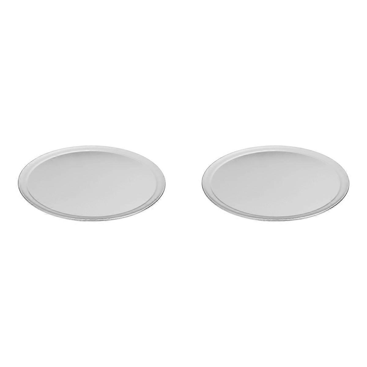 Bred kant Aluminium Pizza Pan Bageplade - , Perfekt bage