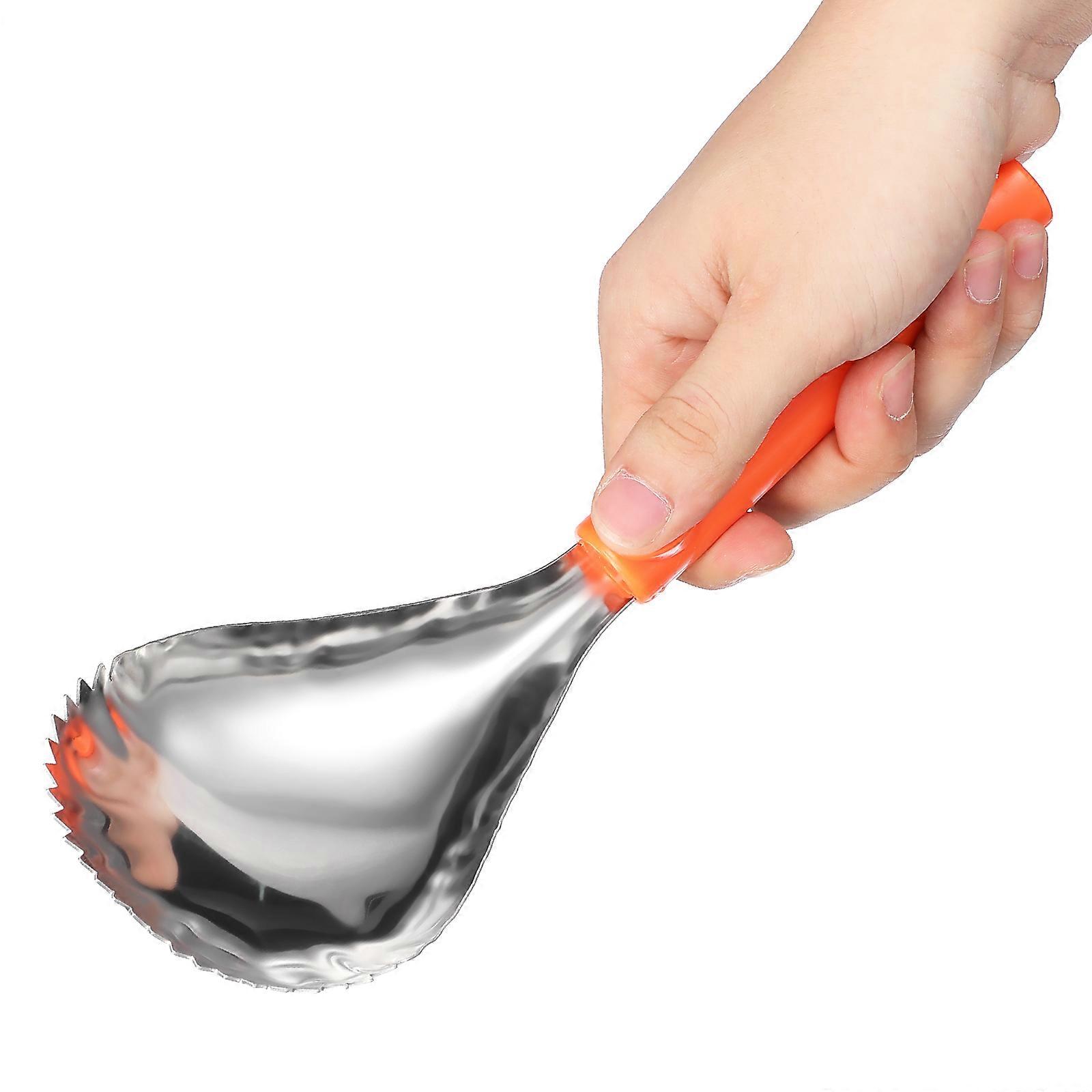 3Pcs Pumpkin Corer Tool Manual Operation Vegetable Coring Spoon For Home Cooking Simple Appearance Plastic