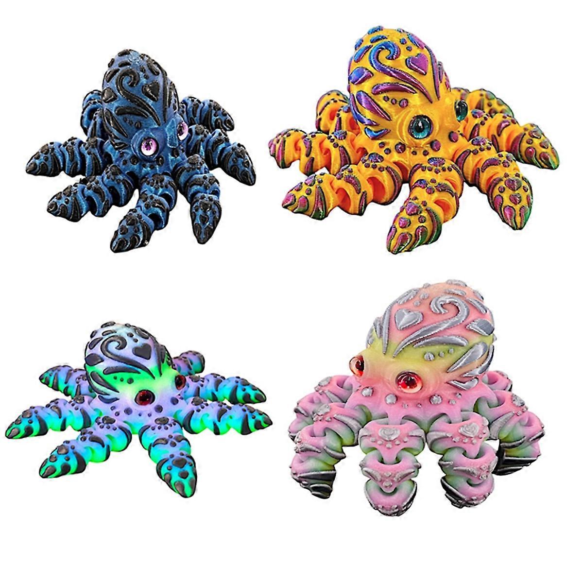 Model for 3D Printed Octopus Joint Mobility