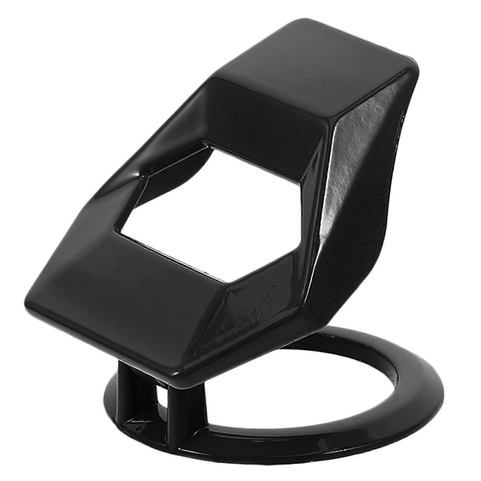 Engine Start Button Cover for Car Interior Decoration 5Pcs Black