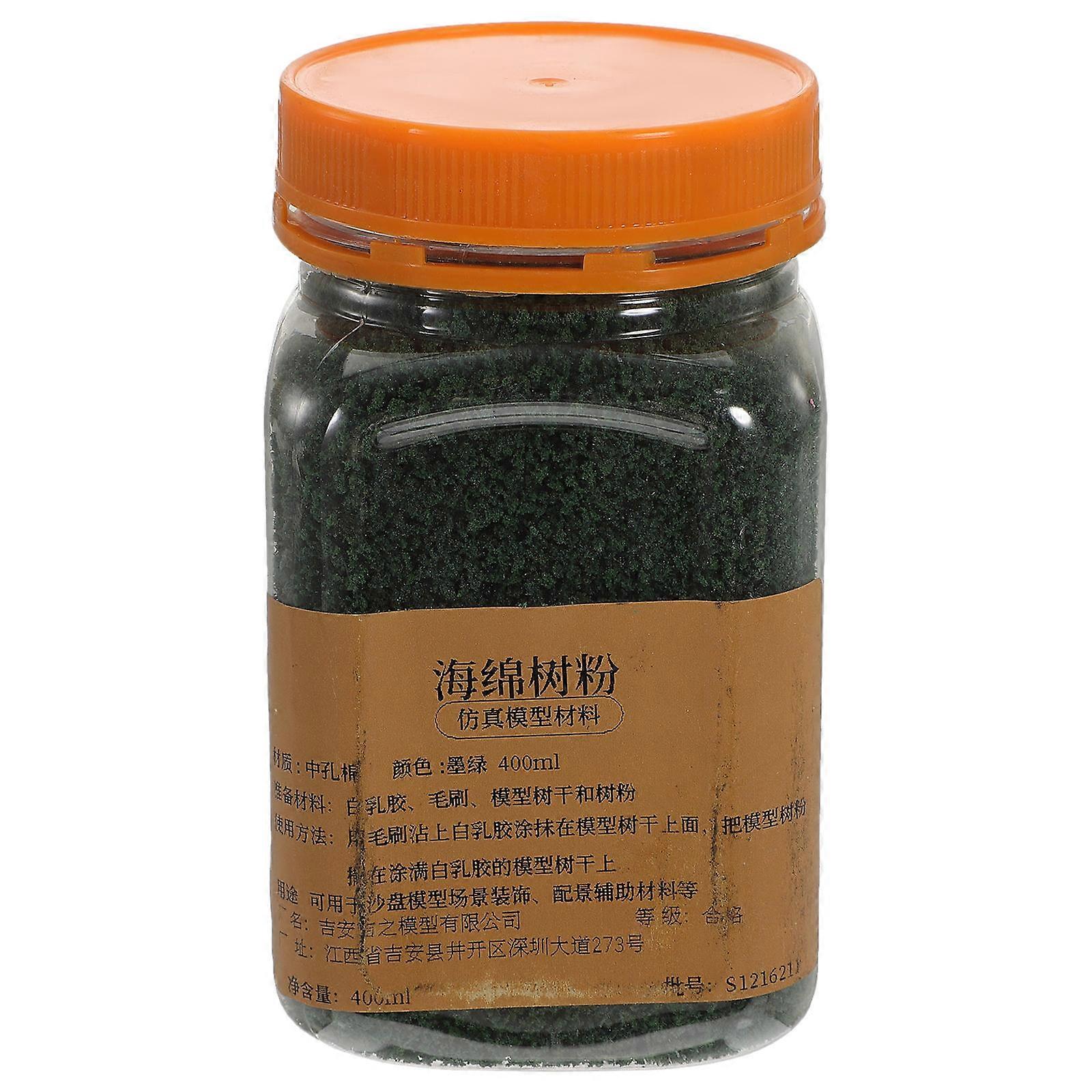 Garden Decor Dark Green Basing Material Sponge Tiny Particles Home Garden 1Set