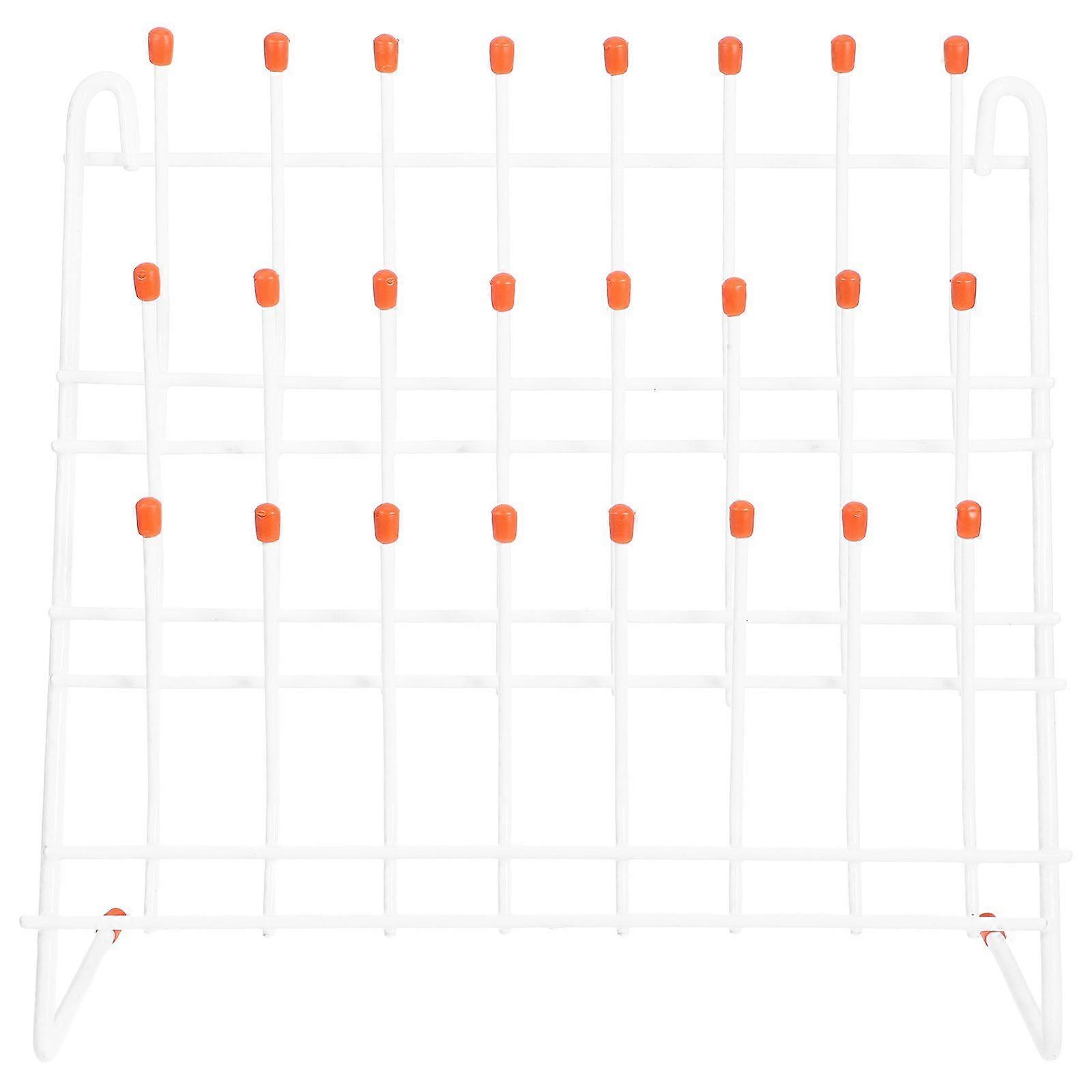 1pc dryppende vannstativ testrør plugg rack laboratorium beger tørkeholder