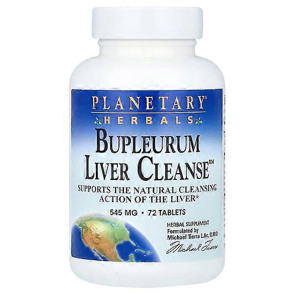 Planetary Herbals, Bupleurum Liver Cleanse , 72 Tablets