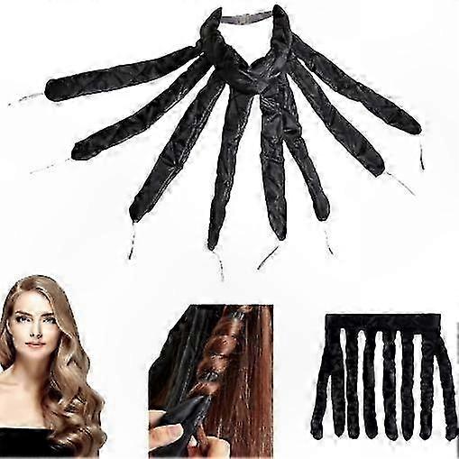 Heatless Curling Rod with Octopus Design for No Heat Curls Headband