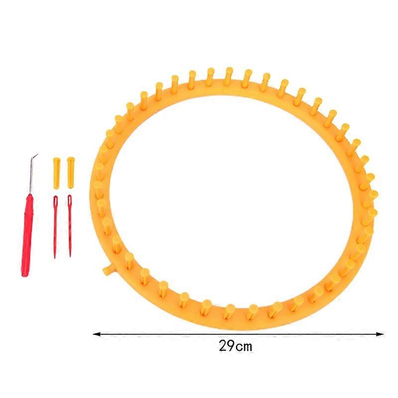 4 Sizes Round Knitter Looms DIY Tool Kit Plastic Round Circle Creative Hat Sweater Wool Weaving Tool Kit DIY Lazy Knitting Tools