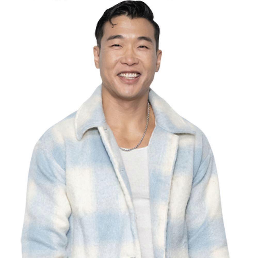 Joel Kim Booster (Blue Jacket) Half Body Buddy Cutout