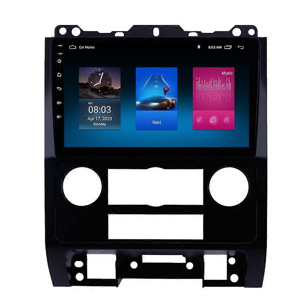 RoverOne Car Stereo Radio Bluetooth CarPlay Android Auto GPS Sat Nav Touch Screen for Ford Escape For Mercury Mariner 2 2007 - 2012