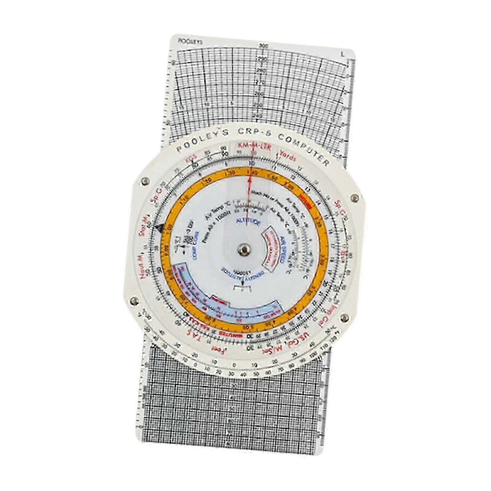 E6B Flight Computer Aviation Plotter Flight Training Coordinate Grid Reader