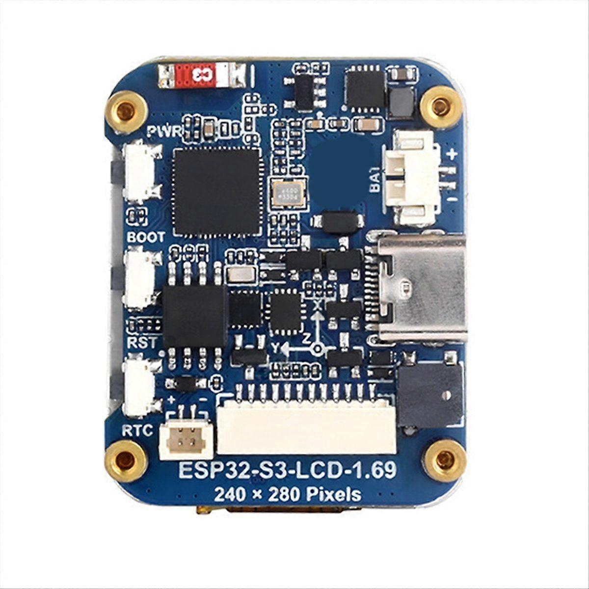 ESP32-S3 1.69-Inch IPS Touch LCD Display Development Board 240x280 ST7789V2 SPI Display Module and