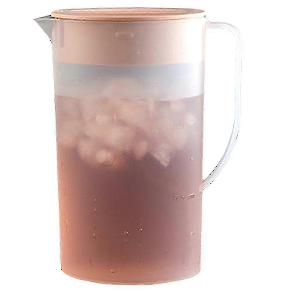 إبريق بلاستيكي مع غطاء إبريق صديقة للبيئة مزيج مشروبات إبريق ماء ساخن / بارد عصير الليمون مشروب جرة غلاية شاي مثلجة