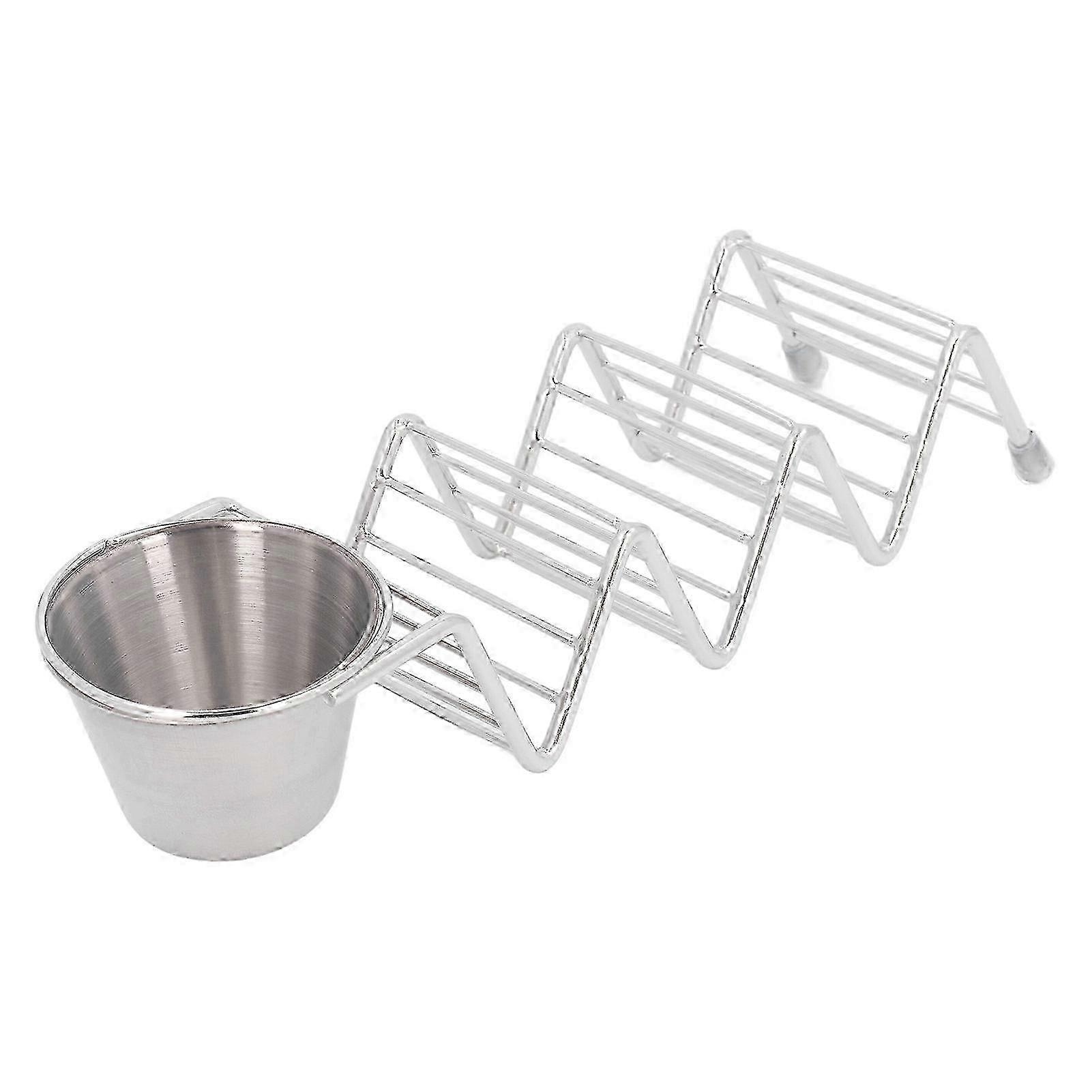 Mexican Pancake Stand with Multi-Function for Taco Storage and Rack - Stand Up Leader for Years Old
