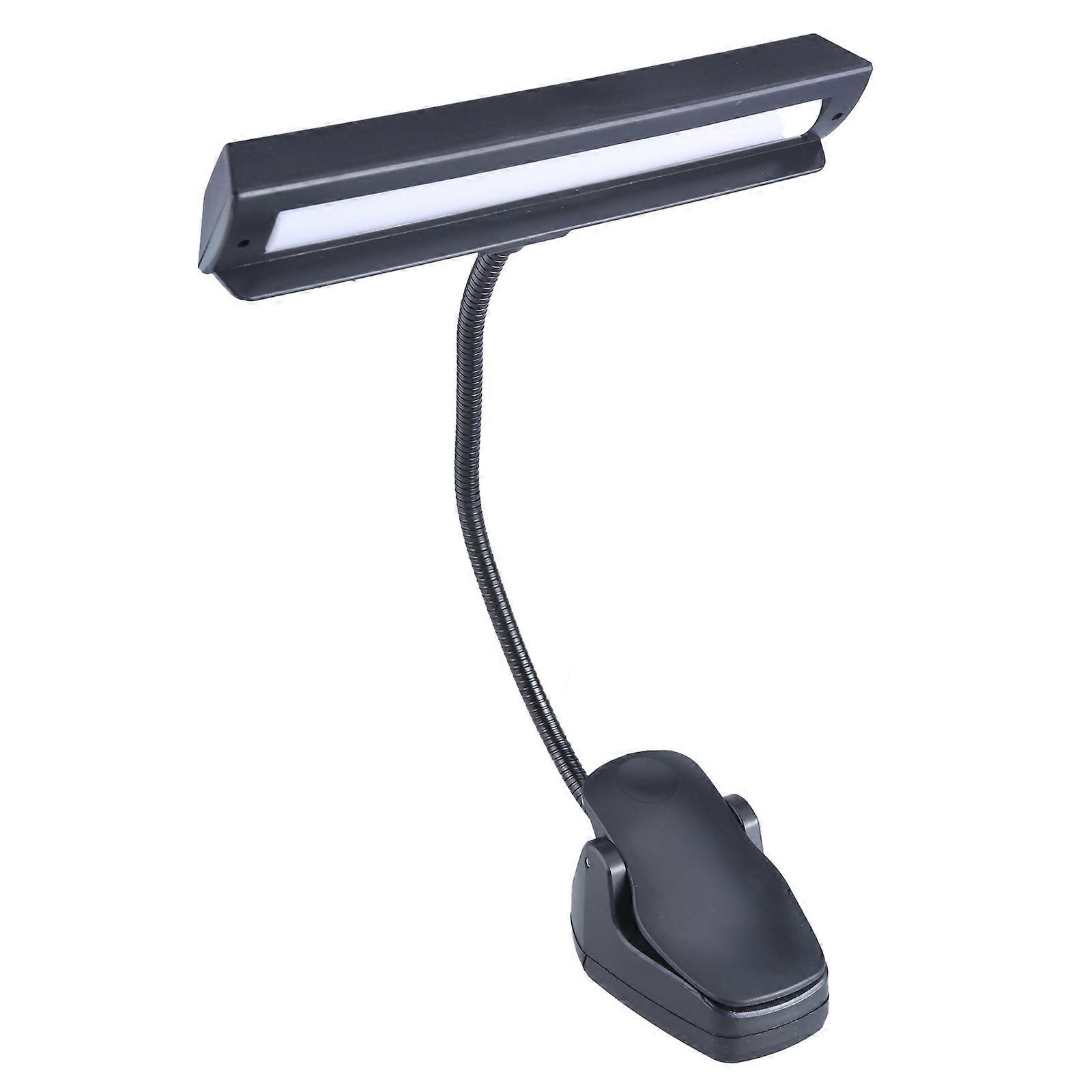 Flexible USB Clamp Lamp With 3 Color And Brightness Adjustable 9 LED Beads Bedside Gooseneck Light For Reading/Working Multicolor