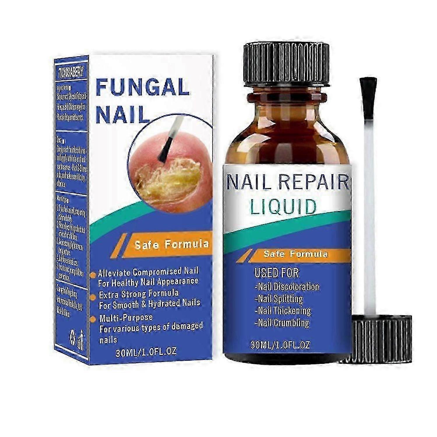 Nail Repairing Liquid, Speedy and Effective Approach to Toenail Issues - Combating Thick, Discolored Nails - Powerful Solution for Broken Yellow Nails