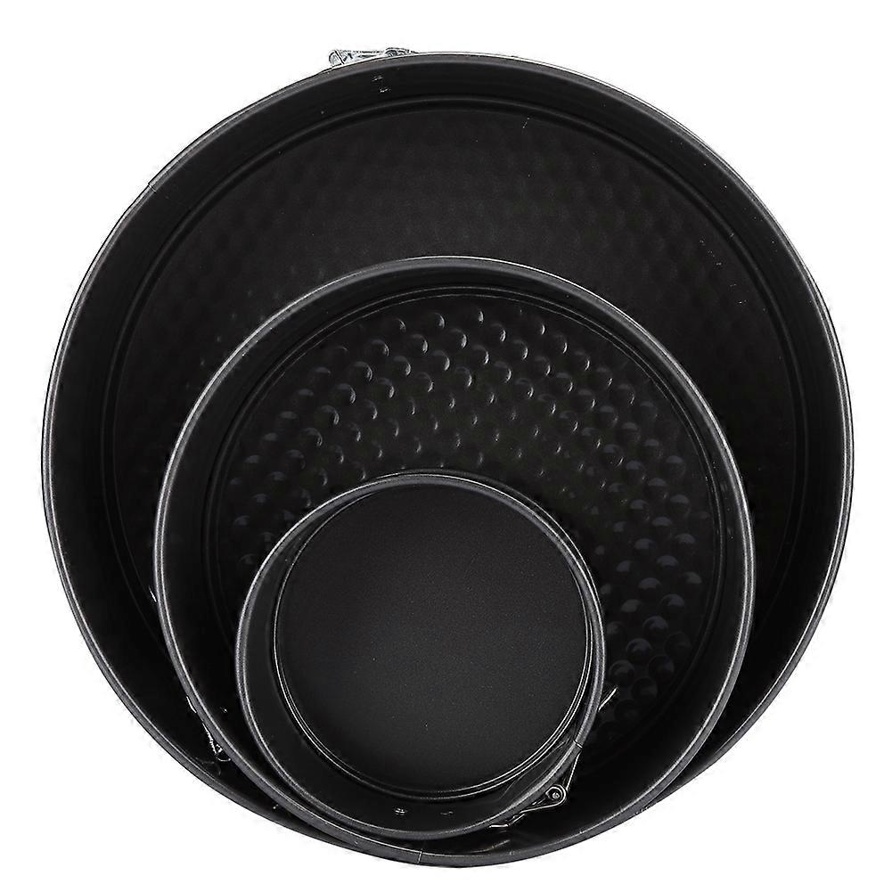 3個/セット11cm 18cm 24cm取り外し可能な底丸型バックルケーキモールドDIYベーキングアクセサリー