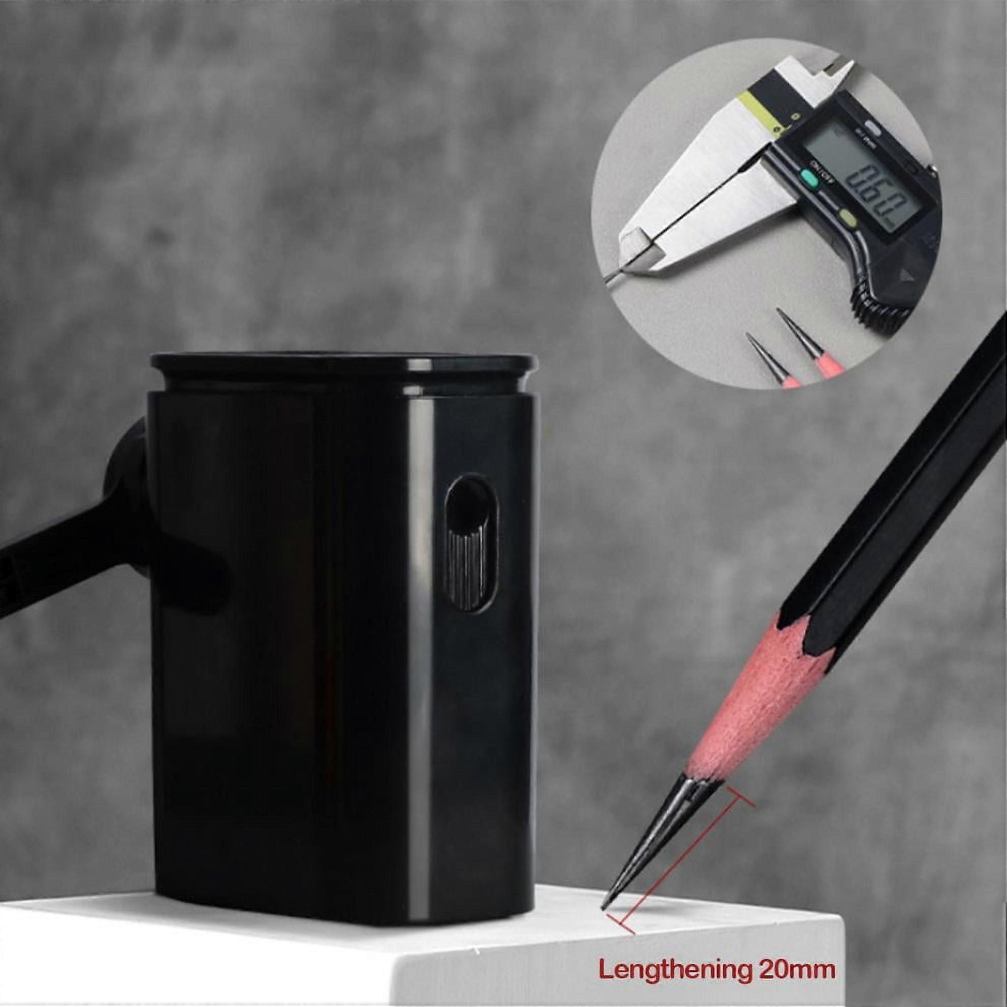 yilyih Long Point Pencil Sharpener, compatible with Φ6-8.2mm charcoal/art/drawing/sketching/colored pencils, self-feed & adjustable sharpness