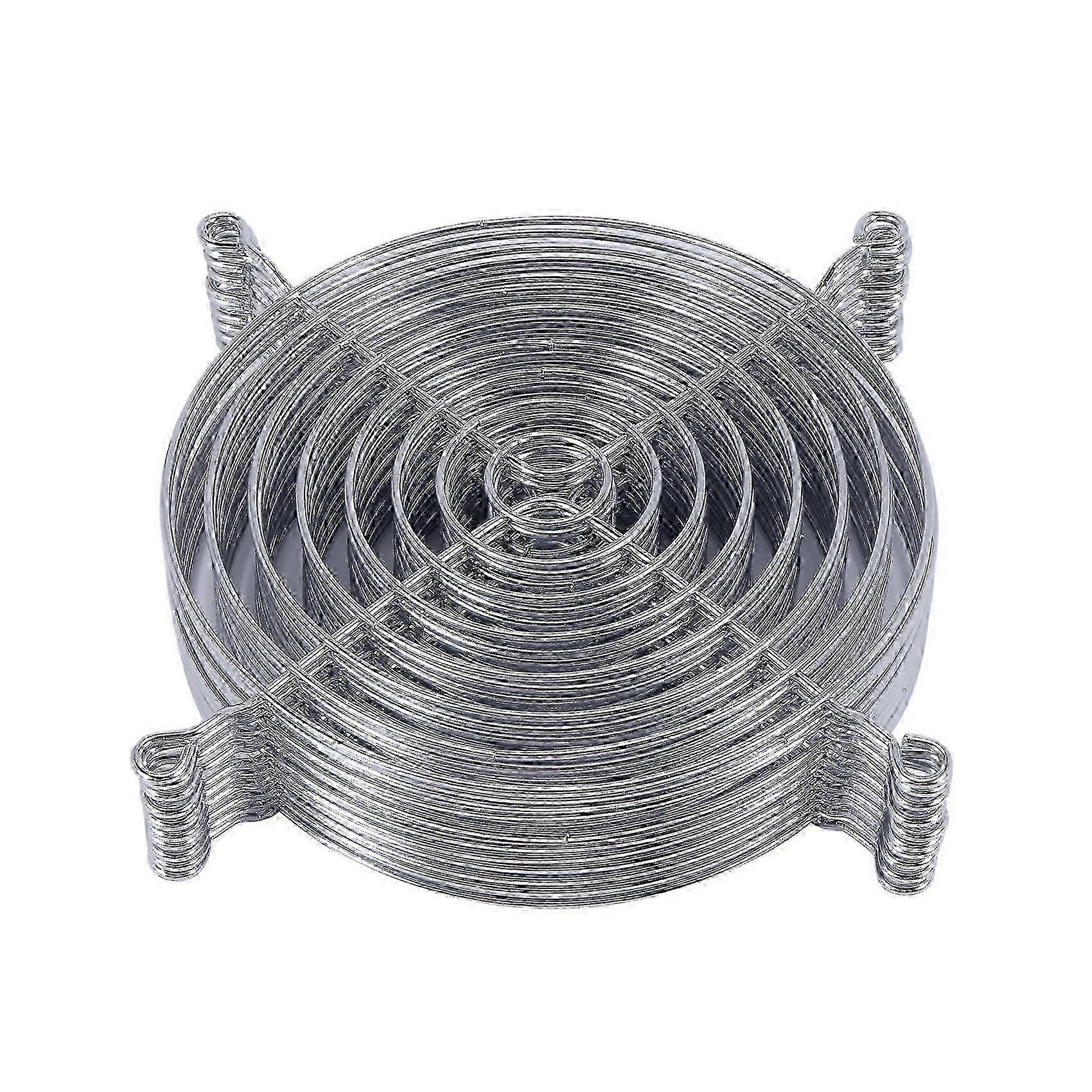 Improved 120mm Metal Fan Shield - 10-Piece Computer PC Cooling Fan Mesh Cover