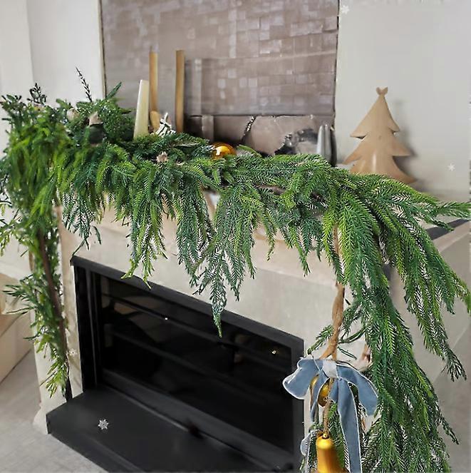 Simulated Norfolk Pine Soft Glue Pine Needle Norfolk Pine Branch