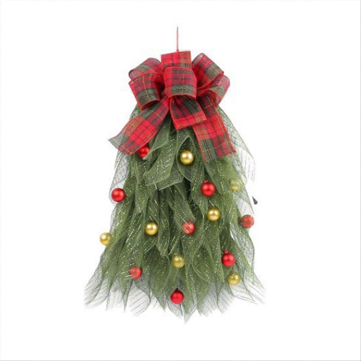 Christmas Tree Wreath for Front Door 