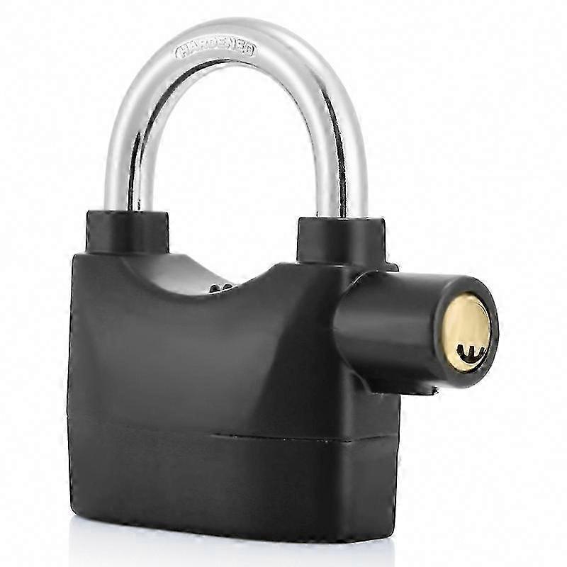 110db Alarmed Heavy Duty Weatherproof Short Shackle Padlock