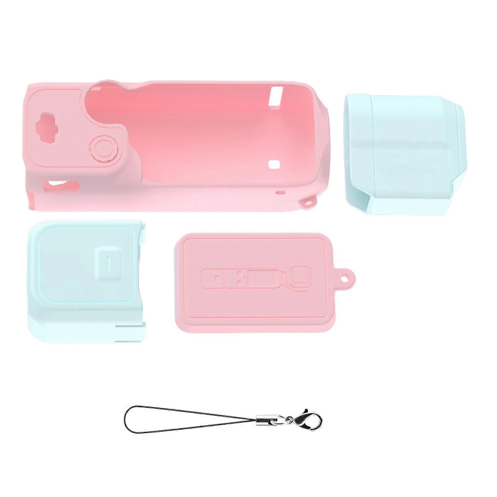 Silicone Case Shell For Pocket 3 Cameras Cover with Strap Hole Desin for Offering Scratch Resistance &Lens Safety Multicolor