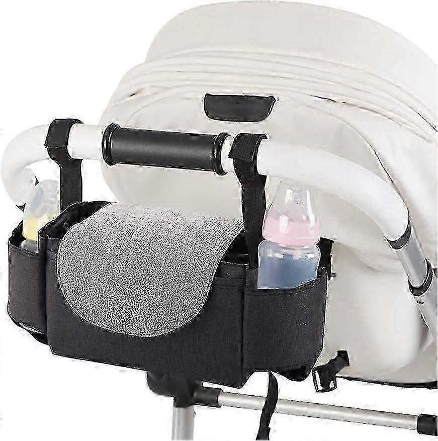 Stroller Organizer Buggy Bag Baby Changing Bag Storage Bag with Handle Waterproof Multifunction