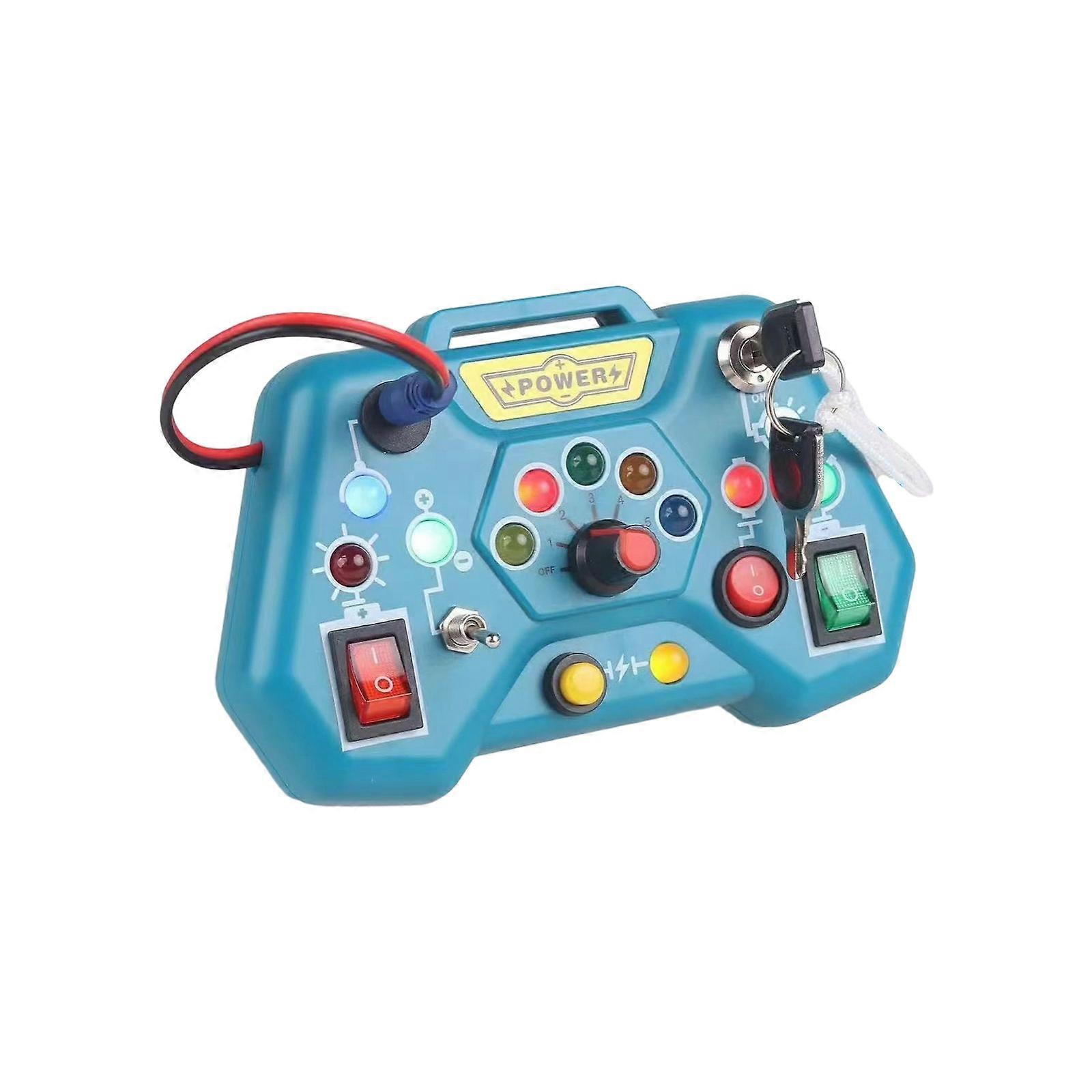 Toy For Early Learning With Circuit Socket LED Lights And ABS Material Multicolor