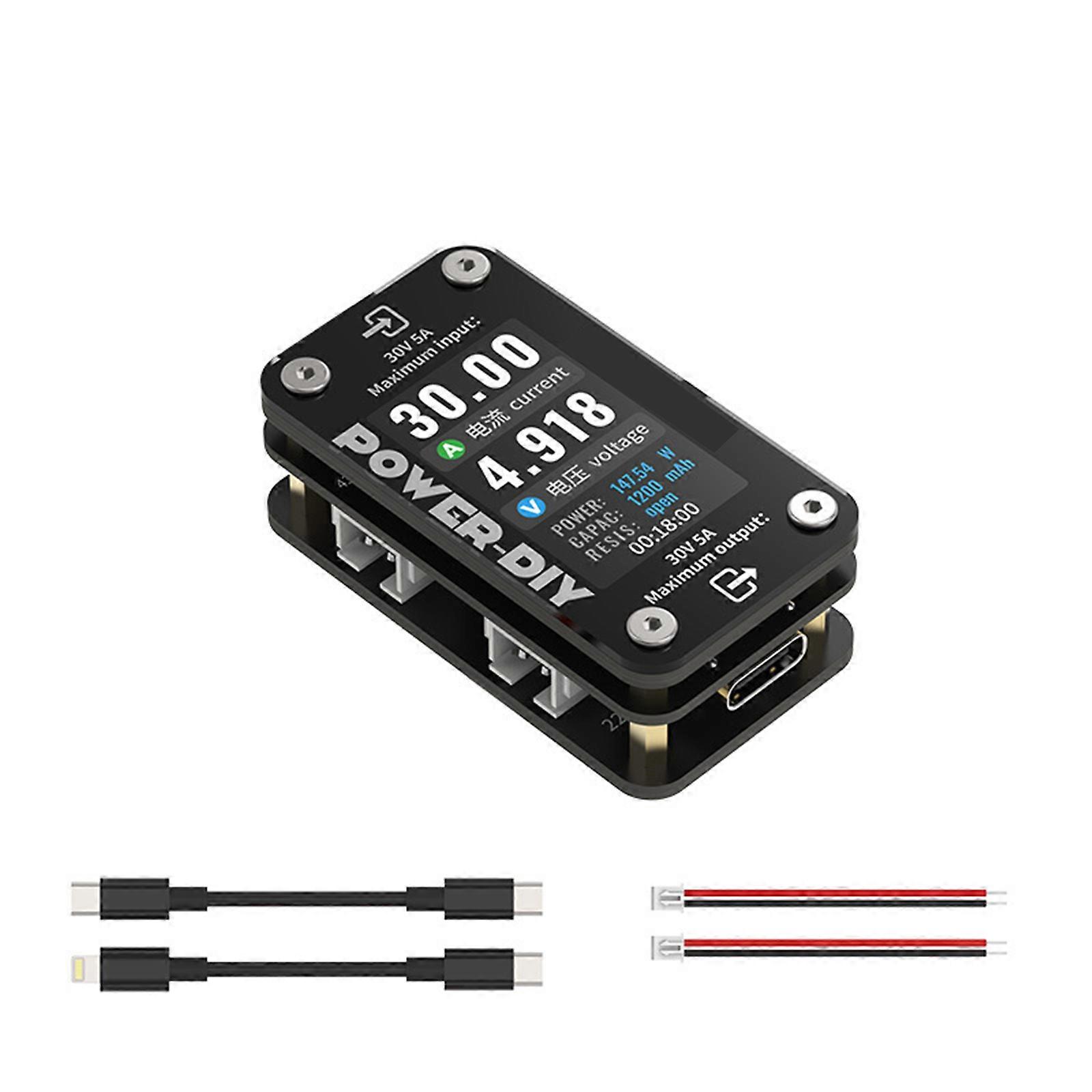 360 Degree Adjustable Digital Multimeter 30V High Accuracy Tester with Multiple Integrated Cables Multicolor