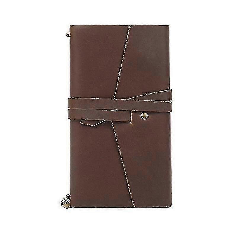 Leather Retro Manual Diary Bookmedium Light Brown bd