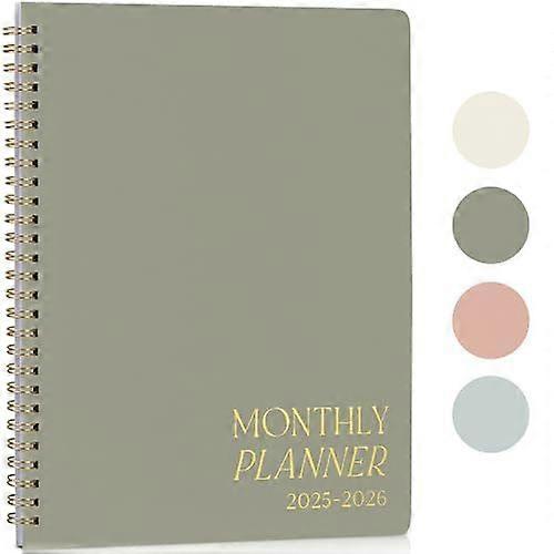 2026 Monthly & Daily Planner, Productivity Schedule Book and Calendar Notebook