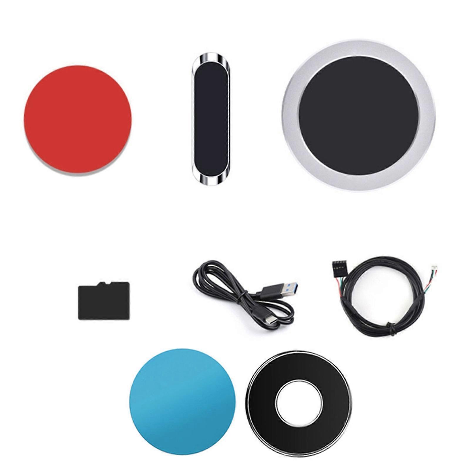 2.1 / 2.8 אינץ 'צג USB מקורר מים מסך עגול מארז מחשב משני LCD 480x480 מסך צג מחשב LCD עגול כסף